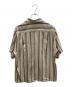 WACKO MARIA (ワコマリア) オープンカラーレーヨンシャツ ベージュ×ブラウン サイズ:SIZE M：18000円