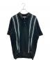 WACKO MARIA（ワコマリア）の古着「STRIPED JACQUARD KNIT POLO SHIRT」｜ブラック
