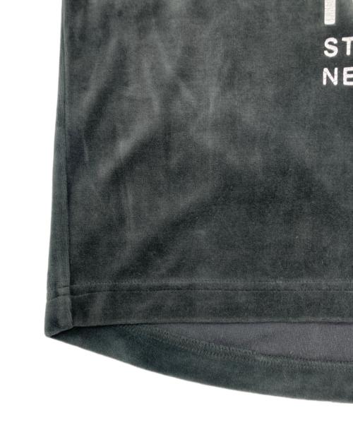 TIGHTBOOTH PRODUCTION（タイトブースプロダクション）TIGHTBOOTH PRODUCTION (タイトブースプロダクション) HAND SIGN VELOUR LS / ハンドサイン ベロア LS ブラック サイズ:SIZE Lの古着・服飾アイテム