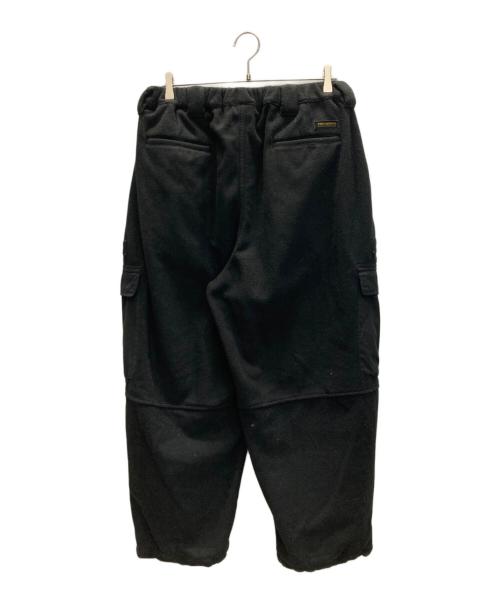 TIGHTBOOTH PRODUCTION（タイトブースプロダクション）TIGHTBOOTH PRODUCTION (タイトブースプロダクション) CHAOS FISHING CLUB (カオスフィッシングクラブ) FLEECE CARGO PANTS ブラック サイズ:Mの古着・服飾アイテム