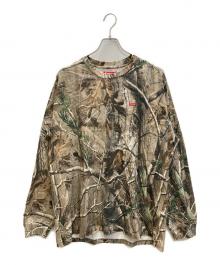 SUPREME（シュプリーム）の古着「Small Box L／S Tee Realtree AP Camo」｜ベージュ×ブラウン