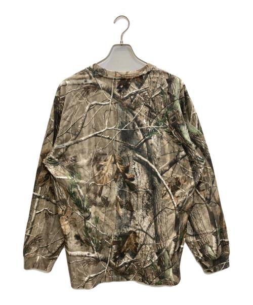 SUPREME（シュプリーム）SUPREME (シュプリーム) Small Box L／S Tee Realtree AP Camo ベージュ×ブラウン サイズ:SIZE XLの古着・服飾アイテム