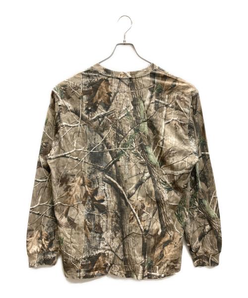 SUPREME（シュプリーム）Supreme (シュプリーム) Small Box L／S Tee Realtree AP Camo ベージュ×ブラウン サイズ:Lの古着・服飾アイテム