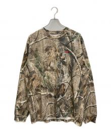 SUPREME（シュプリーム）の古着「Small Box L／S Tee Realtree AP Camo」｜ベージュ×ブラウン