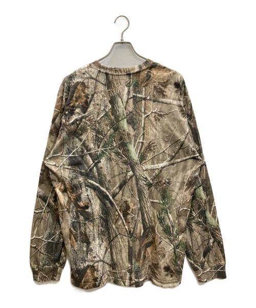 SUPREME（シュプリーム）Supreme (シュプリーム) Small Box L／S Tee Realtree AP Camo ベージュ×ブラウン サイズ:SIZE Lの古着・服飾アイテム