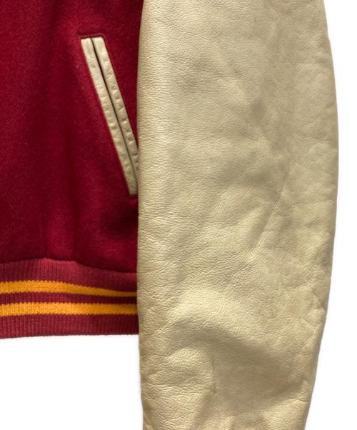 Golden Bear（ゴールデンベア）Golden Bear (ゴールデンベア) 80-90s スタジャン レッド×ベージュ サイズ:XLの古着・服飾アイテム