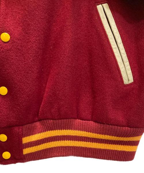 Golden Bear（ゴールデンベア）Golden Bear (ゴールデンベア) 80-90s スタジャン レッド×ベージュ サイズ:XLの古着・服飾アイテム