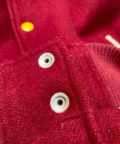 Golden Bear（ゴールデンベア）Golden Bear (ゴールデンベア) 80-90s スタジャン レッド×ベージュ サイズ:XLの古着・服飾アイテム