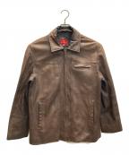 COLE HAANコールハーン）の古着「レザージャケット」｜ブラウン