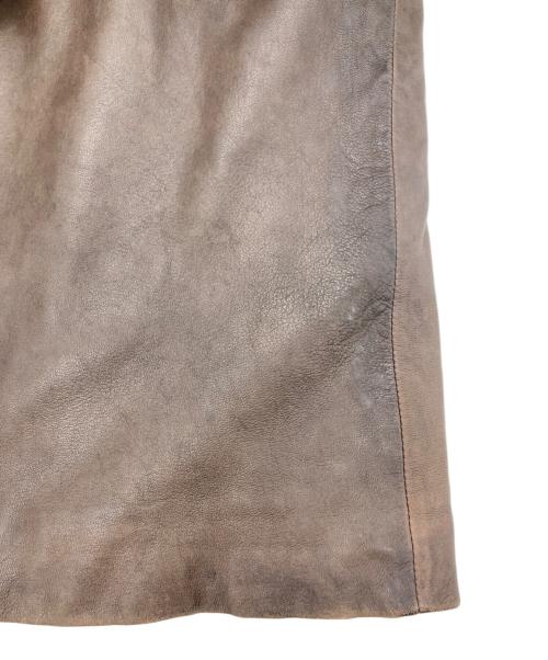 COLE HAAN（コールハーン）COLE HAAN (コールハーン) レザージャケット ブラウン サイズ:Ｓの古着・服飾アイテム