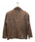 COLE HAAN (コールハーン) レザージャケット ブラウン サイズ:Ｓ：10000円