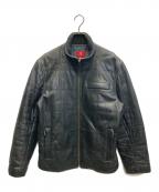 COLE HAANコールハーン）の古着「ラムレザージャケット」｜ブラック