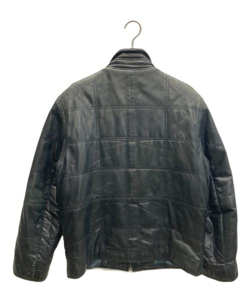 COLE HAAN（コールハーン）COLE HAAN (コールハーン) ラムレザージャケット ブラック サイズ:SIZE Sの古着・服飾アイテム