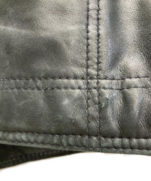 COLE HAAN（コールハーン）COLE HAAN (コールハーン) ラムレザージャケット ブラック サイズ:SIZE Sの古着・服飾アイテム