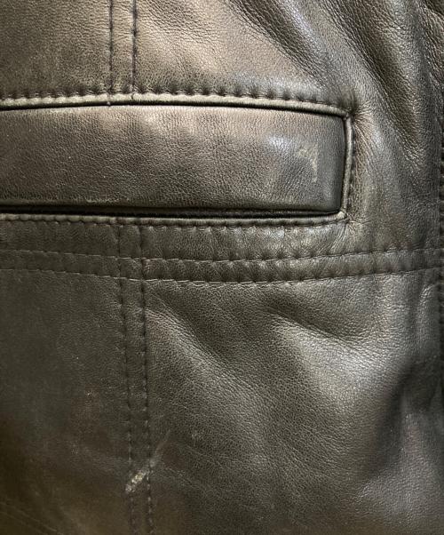 COLE HAAN（コールハーン）COLE HAAN (コールハーン) ラムレザージャケット ブラック サイズ:SIZE Sの古着・服飾アイテム