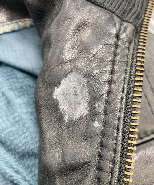 COLE HAAN（コールハーン）COLE HAAN (コールハーン) ラムレザージャケット ブラック サイズ:SIZE Sの古着・服飾アイテム