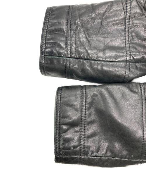 COLE HAAN（コールハーン）COLE HAAN (コールハーン) ラムレザージャケット ブラック サイズ:SIZE Sの古着・服飾アイテム