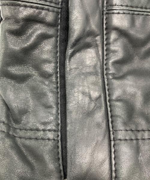 COLE HAAN（コールハーン）COLE HAAN (コールハーン) ラムレザージャケット ブラック サイズ:SIZE Sの古着・服飾アイテム