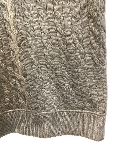 BRUNELLO CUCINELLI（ブルネロクチネリ）BRUNELLO CUCINELLI (ブルネロクチネリ) ハーフジップニット カーキ サイズ:52の古着・服飾アイテム