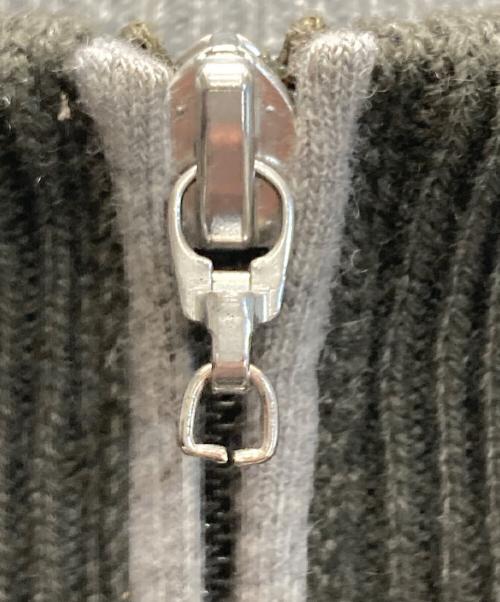 BRUNELLO CUCINELLI（ブルネロクチネリ）BRUNELLO CUCINELLI (ブルネロクチネリ) ハーフジップニット カーキ サイズ:52の古着・服飾アイテム