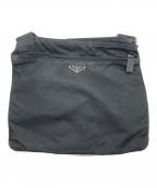 PRADAプラダ）の古着「ナイロンショルダーバッグ」｜ブラック