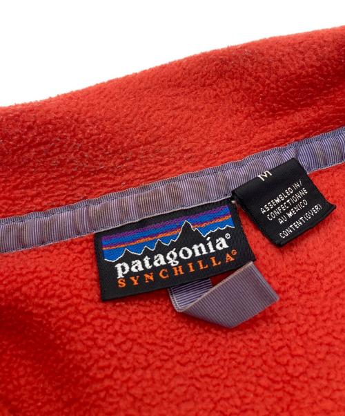 Patagonia（パタゴニア）Patagonia (パタゴニア) シンチラスナップT レッド サイズ:SIZE Mの古着・服飾アイテム