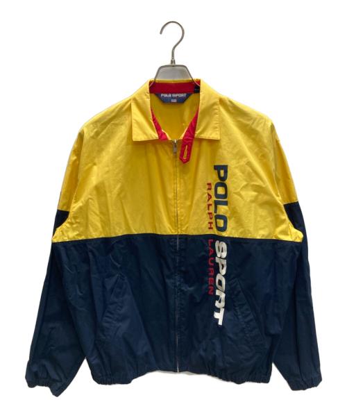 POLO SPORT（ポロスポーツ）POLO SPORT (ポロスポーツ) バイカラースイングトップ イエロー×ネイビー サイズ:SIZE Mの古着・服飾アイテム