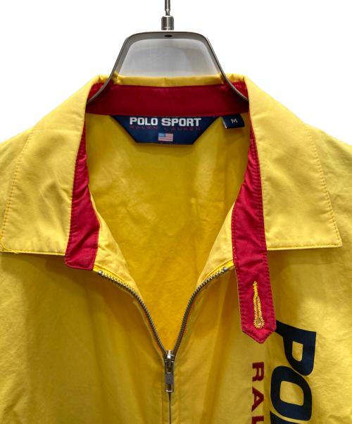 POLO SPORT（ポロスポーツ）POLO SPORT (ポロスポーツ) バイカラースイングトップ イエロー×ネイビー サイズ:SIZE Mの古着・服飾アイテム