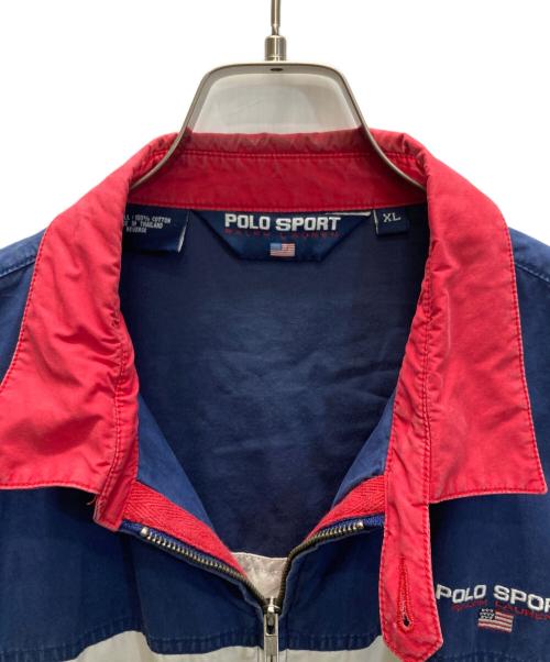 POLO SPORT（ポロスポーツ）POLO SPORT (ポロスポーツ) スイングトップ トリコロールカラー サイズ:SIZE XLの古着・服飾アイテム