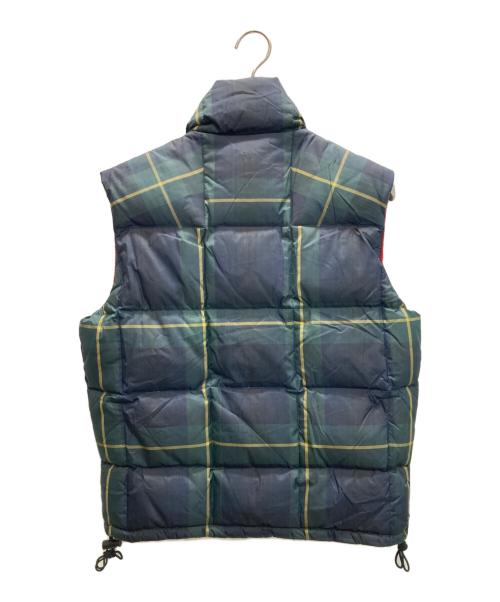 POLO SPORT（ポロスポーツ）POLO SPORT (ポロスポーツ) チェックダウンベスト グリーン サイズ:SIZE Sの古着・服飾アイテム