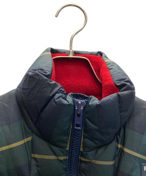 POLO SPORT（ポロスポーツ）POLO SPORT (ポロスポーツ) チェックダウンベスト グリーン サイズ:SIZE Sの古着・服飾アイテム