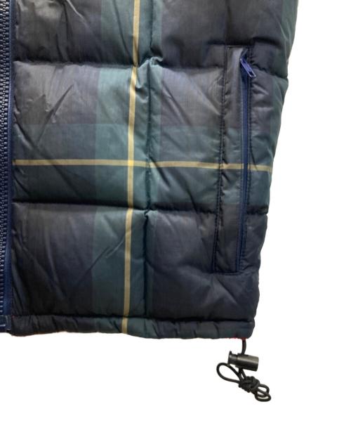 POLO SPORT（ポロスポーツ）POLO SPORT (ポロスポーツ) チェックダウンベスト グリーン サイズ:SIZE Sの古着・服飾アイテム