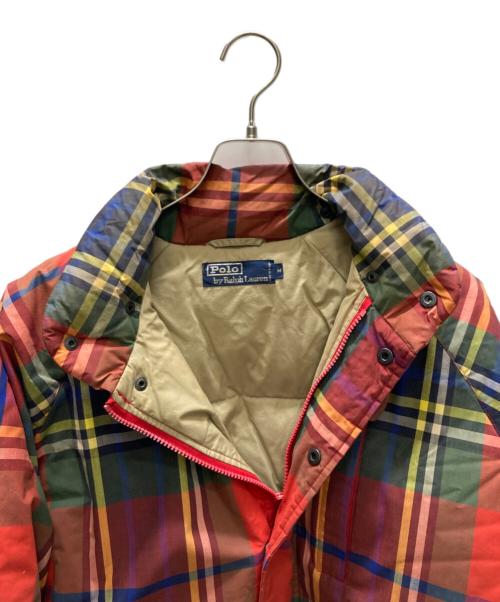 POLO RALPH LAUREN（ポロ・ラルフローレン）POLO RALPH LAUREN (ポロ・ラルフローレン) タータンチェックダウンジャケット マルチカラー サイズ:Mの古着・服飾アイテム