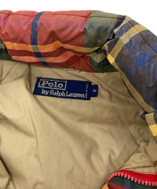 POLO RALPH LAUREN（ポロ・ラルフローレン）POLO RALPH LAUREN (ポロ・ラルフローレン) タータンチェックダウンジャケット マルチカラー サイズ:Mの古着・服飾アイテム