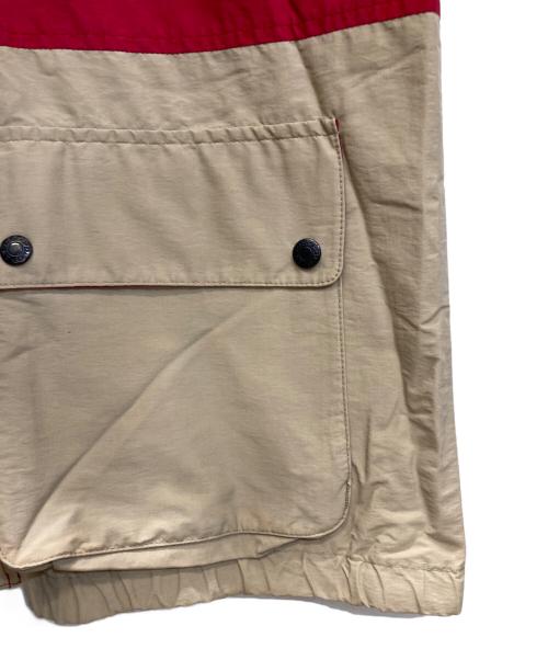 POLO SPORT（ポロスポーツ）POLO SPORT (ポロスポーツ) 2トーン バイカラージップアップジャケット レッド×ベージュ サイズ:Mの古着・服飾アイテム