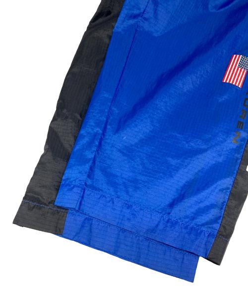 POLO SPORT（ポロスポーツ）POLO SPORT (ポロスポーツ) ナイロンパンツ ブルー×ブラック サイズ:Mの古着・服飾アイテム