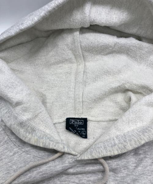 POLO RALPH LAUREN（ポロ・ラルフローレン）POLO RALPH LAUREN (ポロ・ラルフローレン) ポロベアプルオーバーパーカー グレー サイズ:Lの古着・服飾アイテム