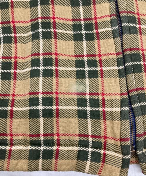 POLO RALPH LAUREN（ポロ・ラルフローレン）POLO RALPH LAUREN (ポロ・ラルフローレン) チェック スイングトップ ベージュ×グリーン サイズ:Ｍの古着・服飾アイテム