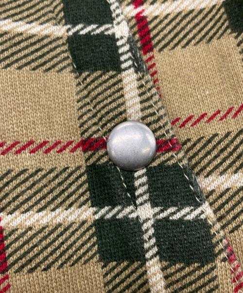 POLO RALPH LAUREN（ポロ・ラルフローレン）POLO RALPH LAUREN (ポロ・ラルフローレン) チェック スイングトップ ベージュ×グリーン サイズ:Ｍの古着・服飾アイテム