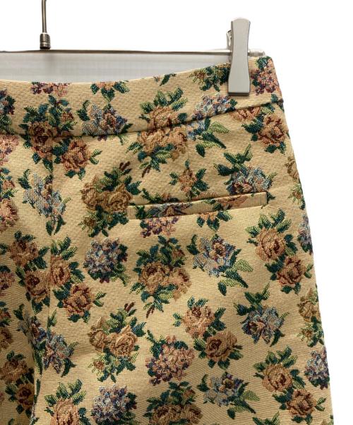 SEZANE（セザンヌ）SEZANE (セザンヌ) 花柄パンツ ベージュ×グリーン サイズ:SIZE Mの古着・服飾アイテム