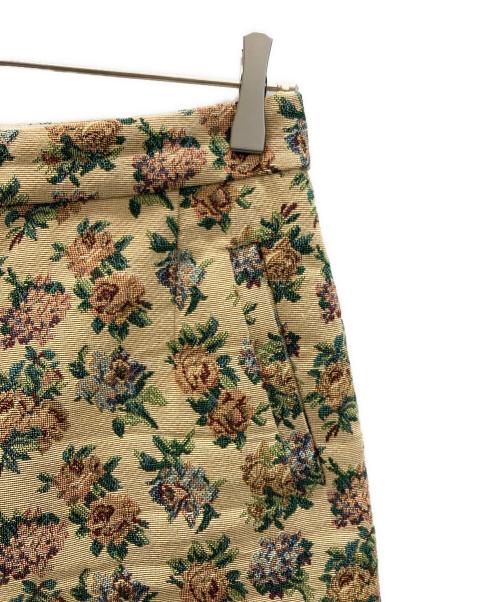 SEZANE（セザンヌ）SEZANE (セザンヌ) 花柄パンツ ベージュ×グリーン サイズ:SIZE Mの古着・服飾アイテム