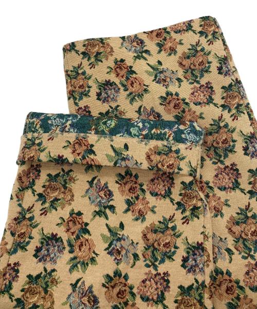 SEZANE（セザンヌ）SEZANE (セザンヌ) 花柄パンツ ベージュ×グリーン サイズ:SIZE Mの古着・服飾アイテム