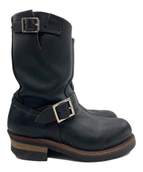 RED WING（レッドウィング）RED WING (レッドウィング) エンジニアブーツENGINEER BOOTS  ブラック サイズ:SIZE 5 1/2の古着・服飾アイテム