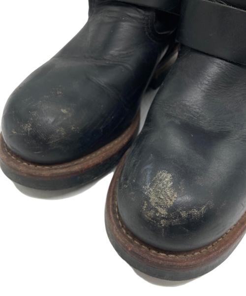 RED WING（レッドウィング）RED WING (レッドウィング) エンジニアブーツENGINEER BOOTS  ブラック サイズ:SIZE 5 1/2の古着・服飾アイテム