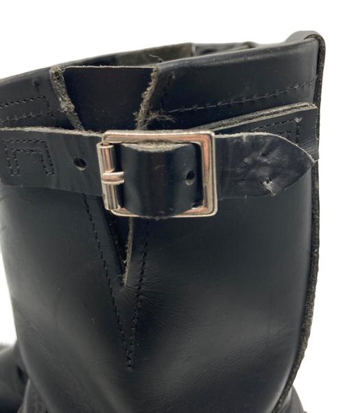 RED WING（レッドウィング）RED WING (レッドウィング) エンジニアブーツENGINEER BOOTS  ブラック サイズ:SIZE 5 1/2の古着・服飾アイテム