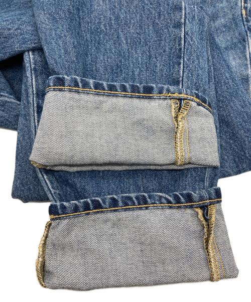 LAUREN RALPH LAUREN（ローレンラルフローレン）LAUREN RALPH LAUREN (ローレンラルフローレン) パッチワークデニムパンツ インディゴ サイズ:6の古着・服飾アイテム