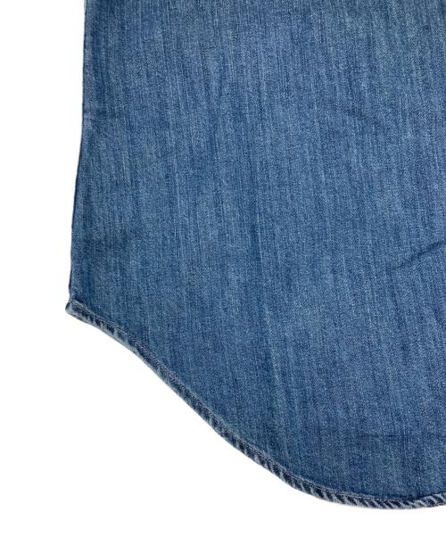 POLO RALPH LAUREN（ポロ・ラルフローレン）POLO RALPH LAUREN (ポロ・ラルフローレン) デニムボウタイシャツ/Denim tie-neck shirt インディゴ サイズ:SIZE 8の古着・服飾アイテム
