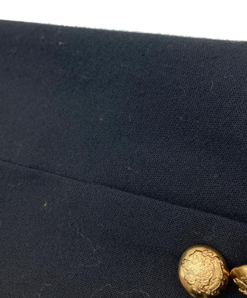 LAUREN RALPH LAUREN（ローレンラルフローレン）LAUREN RALPH LAUREN (ローレンラルフローレン) エンブレム刺繍ブレザー ブラック サイズ:8の古着・服飾アイテム