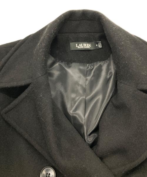 LAUREN RALPH LAUREN（ローレンラルフローレン）LAUREN RALPH LAUREN (ローレンラルフローレン) Pコート ブラック サイズ:６の古着・服飾アイテム