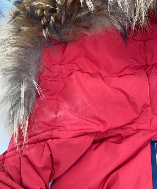 WOOLRICH（ウールリッチ）WOOLRICH (ウールリッチ) ARCTIC PARKA　アークティックパーカー レッド サイズ:Mの古着・服飾アイテム